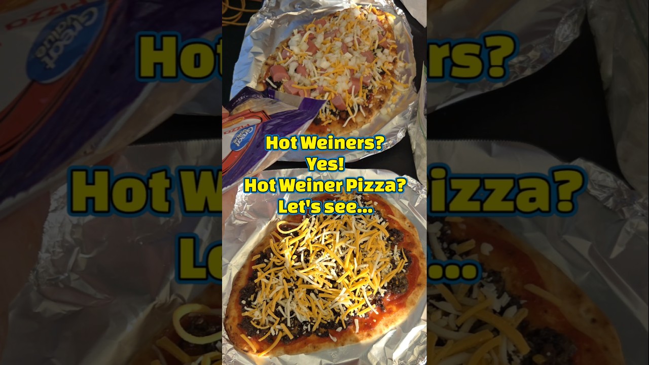Hot Weiner Pizzas! #shorts #hotweiners #newengland #dinner #food