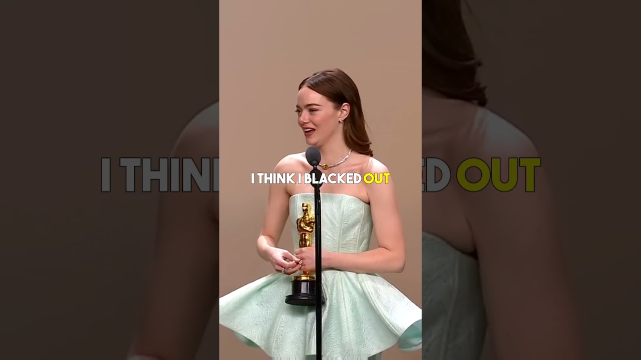 Emma Stone talks about feeling surprised after winning an Oscar 😲🏆