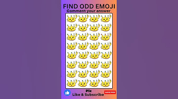 #emojichallenge #shorts #emoji #odd #game