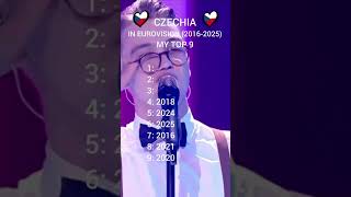 Czechia in Eurovision (2016-2025) My top 9 #eurovision #esc #europe #music #czechia #czechrepublic