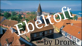 Ebeltoft, Djursland, Denmark.. from above.. by Drone