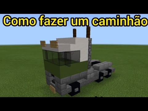 TUTORIAL MINECRAFT - Como fazer um caminhão arqueado ( Scania ) no