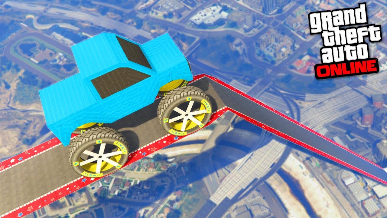 MEGA RAMP GTA ONLINE YouTube