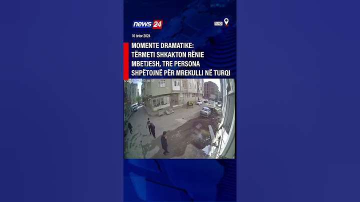 Momente dramatike: Tërmeti shkakton rënie mbetjesh, tre persona shpëtojnë për mrekulli në Turqi