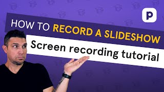 How to RECORD A SLIDESHOW (Screen recording tutorial)