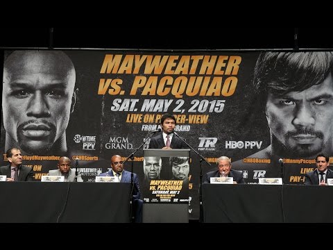 Manny Pacquiao Intro at the LA Presser for Mayweather vs Pacquiao