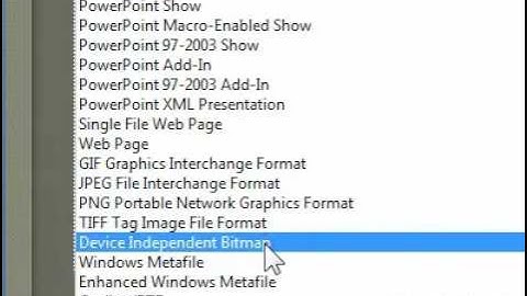 How to save a presentation in rich text format