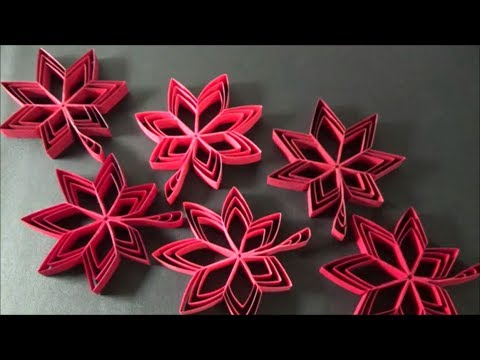 画用紙 秋の飾り 綺麗 紅葉の葉っぱの作り方 Diy Drawing Paper Beautiful Maple Leaves Youtube