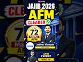 JAIIB 2026 AFM CLEARED 🔥Jadhav Vinayak 💯 72 Marks in AFM #jaiibguidely #shorts #afm #jaiib2026 #yt