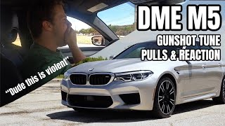 IDIOTS React to INSANE DME M5 - POV Gunshot Tune & Pulls by Earth MotorCars 209 views 1 year ago 8 minutes, 17 seconds