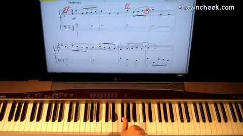 Bach Minuet In G Piano Sight Reading Lesson Tutorial For shawncheek.com