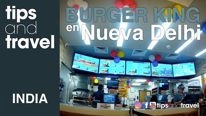 ¿Qué venden en un Burger King en India?🇮🇳 si las vacas son sagradas?