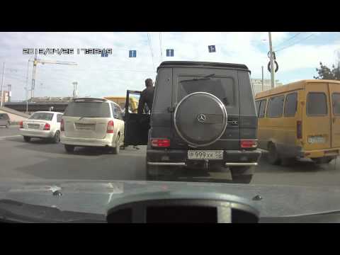 citizen fights back Russian mafia guy in Mercedes G