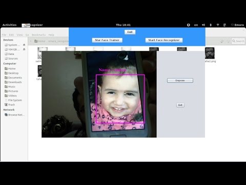 Realtime Face Recognition with database of faces using JavaCV