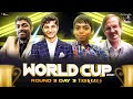 FIDE World Cup 2021 Round 3 tiebreaks | Vidit vs Adhiban, Pragg vs Krasenkow | Live commentary
