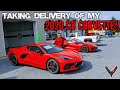 Taking DELIVERY of TWO Torch Red 2020 C8 Corvettes with COMPETITION SEATS and one is MINE!