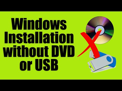 Windows 11 Installation without DVD or USB