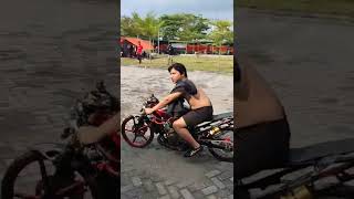 Drag Bike Caruban‼️Agus kotak Niiibooossss....