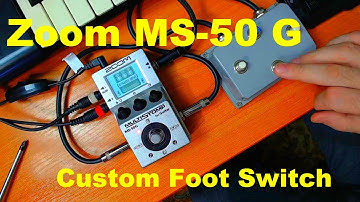 Zoom MS-50 G / Custom Foot Switch / Custom Sound Marshall / Foot Controller