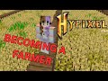 becoming a farmer in hypixel skyblock, garden grind