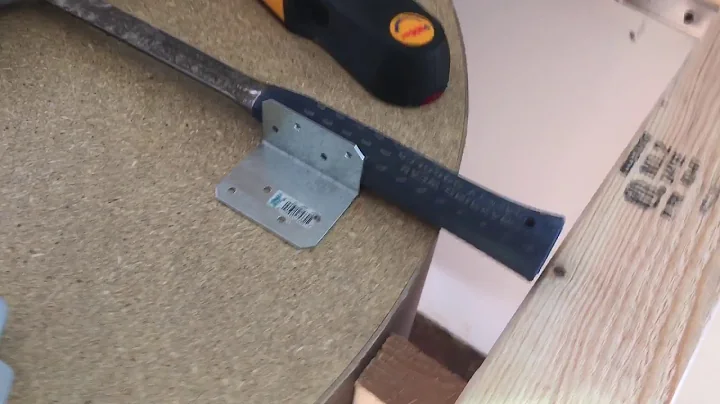 Framing a Frameless Lazy Susan and L Shaped Penins...