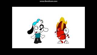 Jennifer talks to Flain while theres no other Mixels characters in Wrapper: Offline 3.0.0.