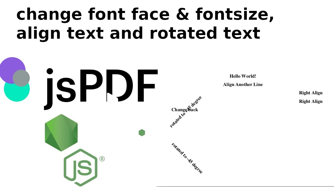 Jspdf Font Size