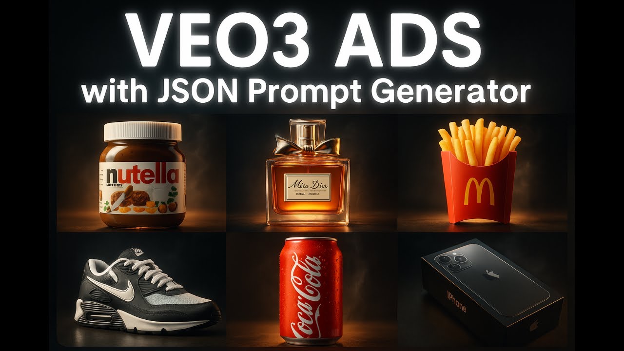 The EASIEST Way to Make VIRAL VEO 3 Ads using JSON prompt Generator