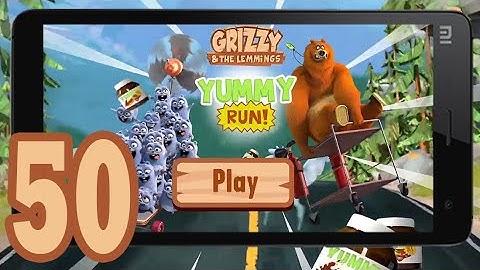 Grizzy and the Lemmings Yummy Run - Gameplay Walkthrough part 50 (Android/iOS)