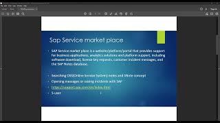 SAP BASIS CLASS 15 SERVICE MARKET PLACE