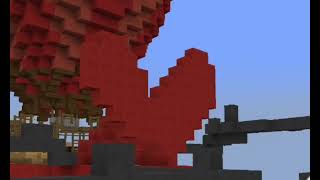 building a heart as bed defense in blockman go bedwars!