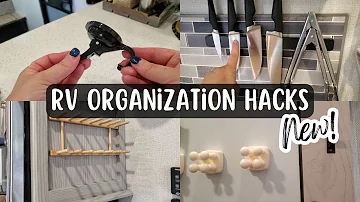 13 New RV Organization Hacks That ARE NOT Command Hooks or Dollar Tree!