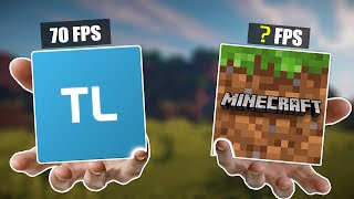 minecraft tlauncher vs original minecraft launcher | low end pc fps test | minecraft java