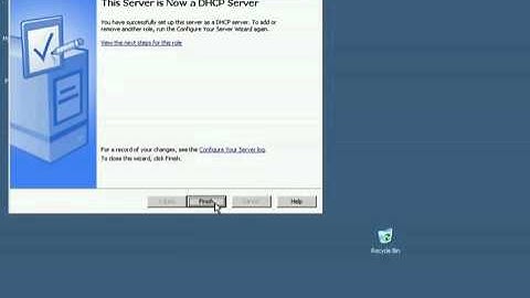 Windows Server 2003   DHCP Server Configuration