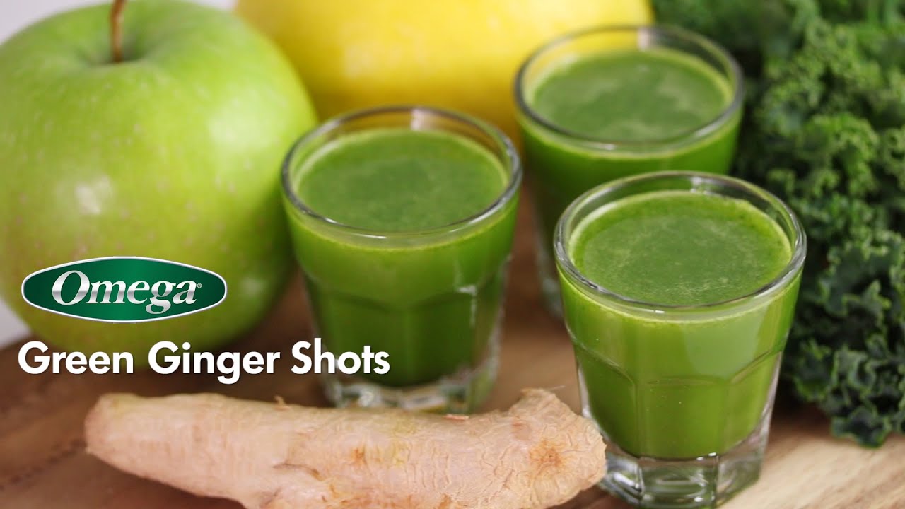  Green  Ginger Immunity Juice  Shots  YouTube