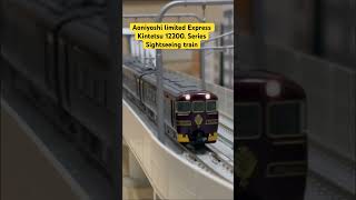 Aoniyoshi Limited Express sightseeing train                 Kintetsu 12200 series