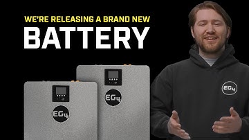 What is the WallMount Indoor 100Ah Lithium Battery? || The New EG4 Battery