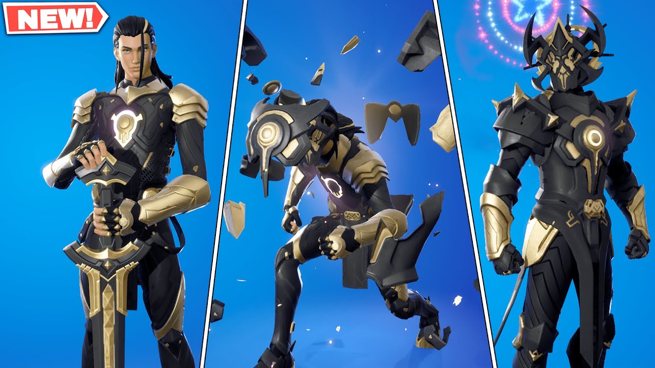 Fortnite Golden The Ageless Geno Skin Full Set Showcase Youtube 