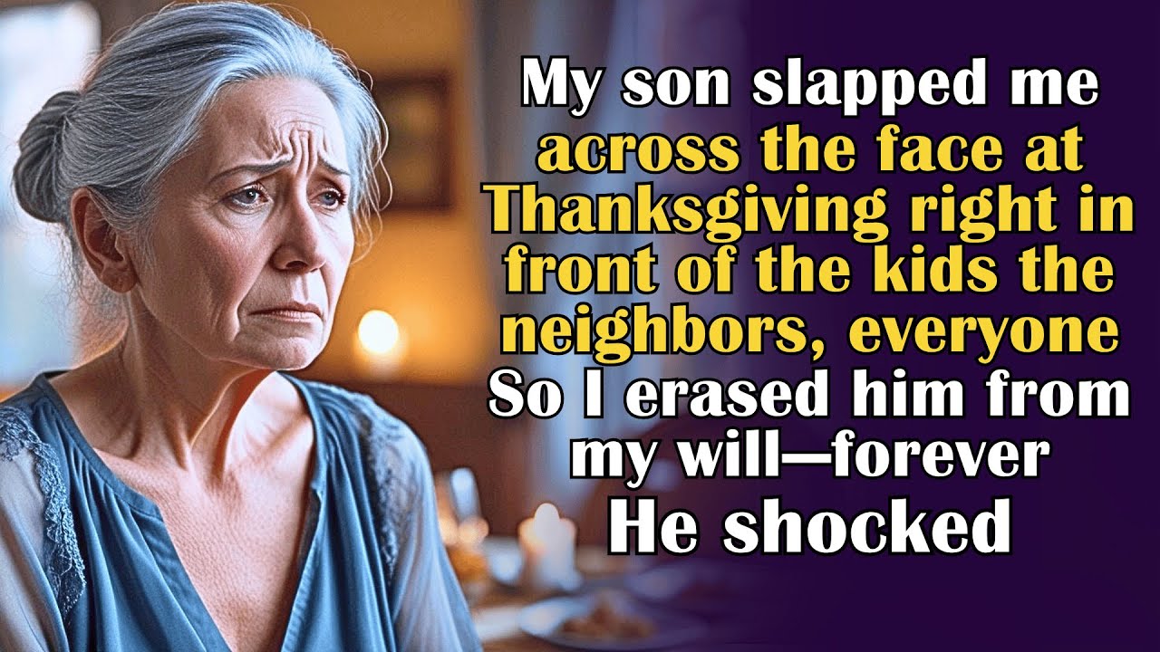 On Thanksgiving, my son slapped me and said, ‘You ruin everything ’ — But my smile said he
