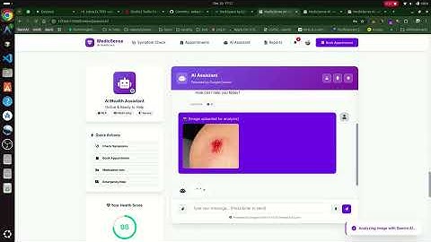 MedicSense AI - Medical Intelligence Chatbot : Google Hackspace Project Demo