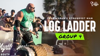 LOG LADDER (Group 4) | 2023 World's Strongest Man