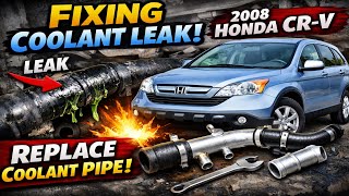 How To Replace The Leaking Coolant Pipe On A Honda CR-V!