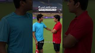 IPL post match scenes be like | Manish Kharage #shorts Resimi