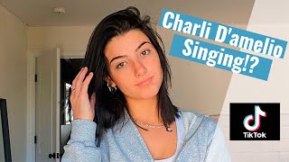 Charli D'Amelio Singing Compilation
