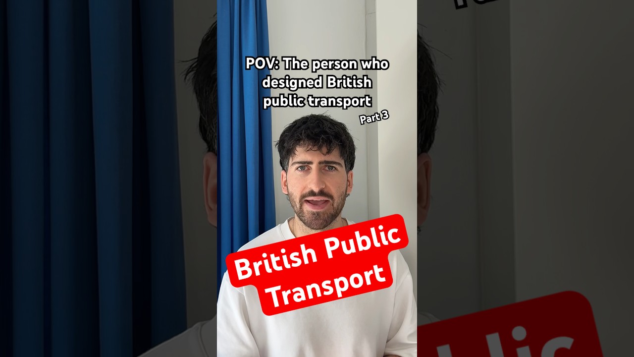 This is all the public transport! 🚂 🚌 