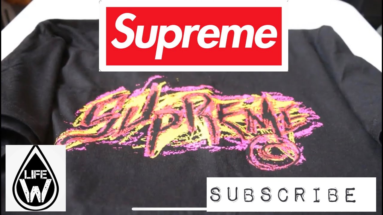 Supreme Scratch Tee Drop FW20 Week 7