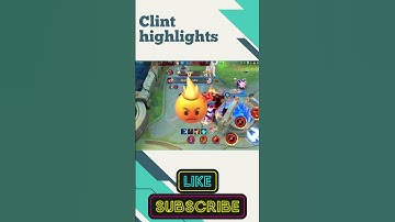 #mlbb #clint gameplay #highlights in #mobilelegends