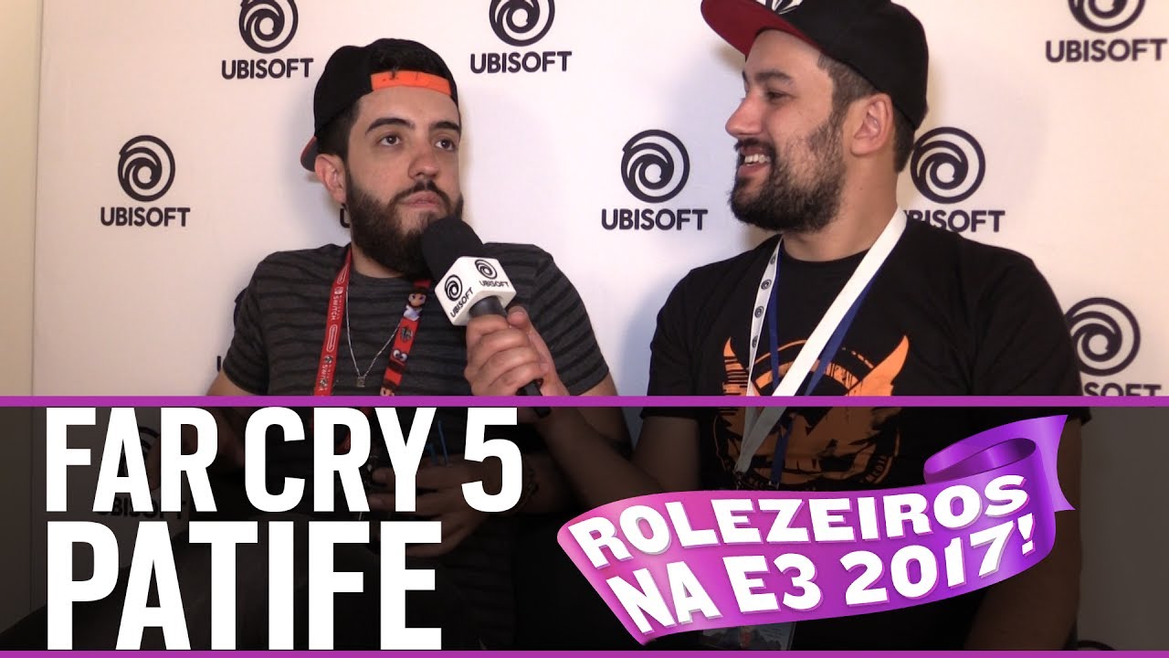#12 PATIFE JOGOU COM UM CACHORRO NO NOVO FAR CRY 5 - Rolezeiros na E3 2017 tinton falls
