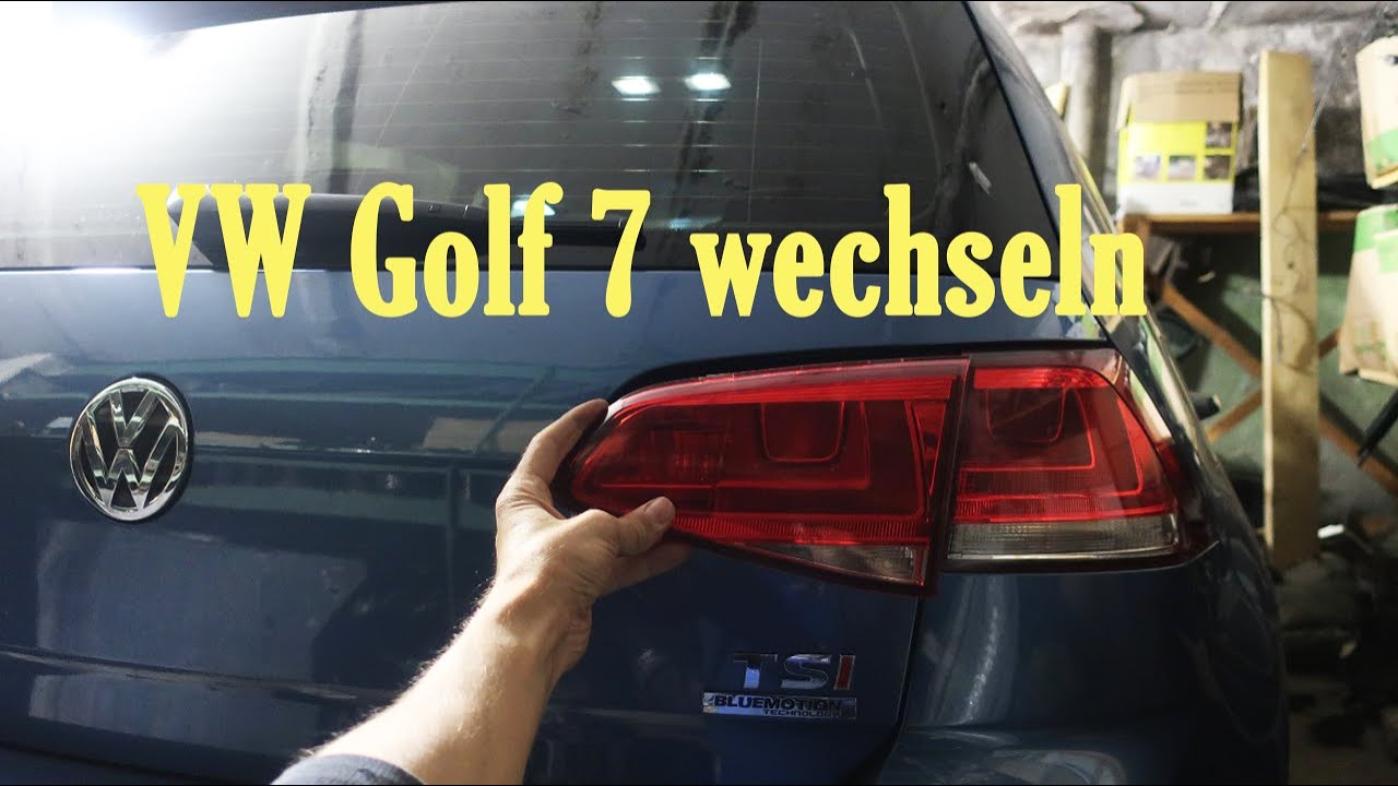 Golf 7  Rückfahrlicht auf LED umtauschen 