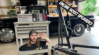 Upgrade Your Engine Hoist! Installing the PITTSBURGH 8 Ton Air/Hydraulic Jack 58816